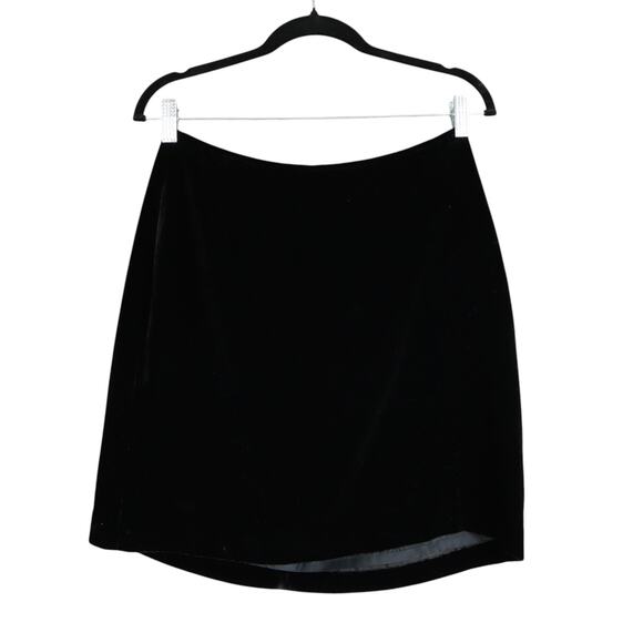 INC International Concepts Womens Vintage Silk Blend Velvet Mini Skirt Size 10 - Picture 1 of 9